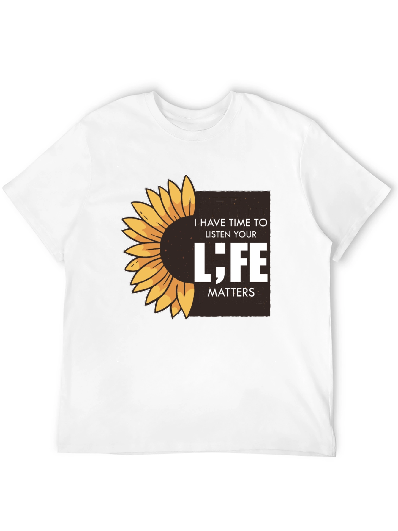 Sunflower Life Matters Graphic T-Shirt