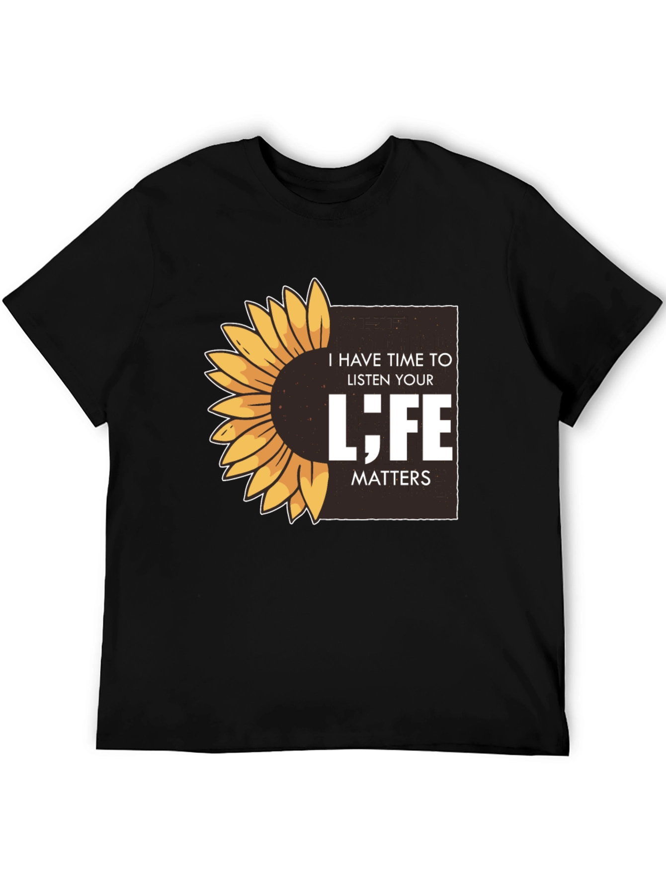 Sunflower Life Matters Graphic T-Shirt