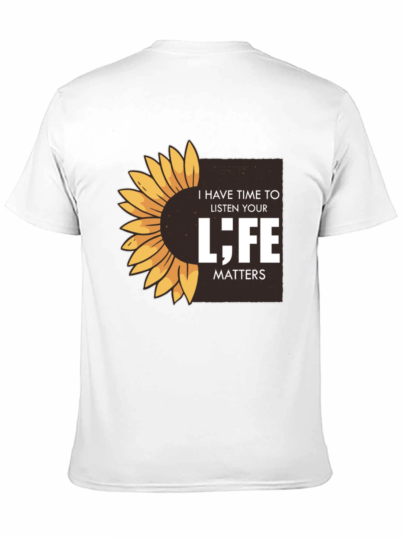 Sunflower Life Matters Graphic T-Shirt