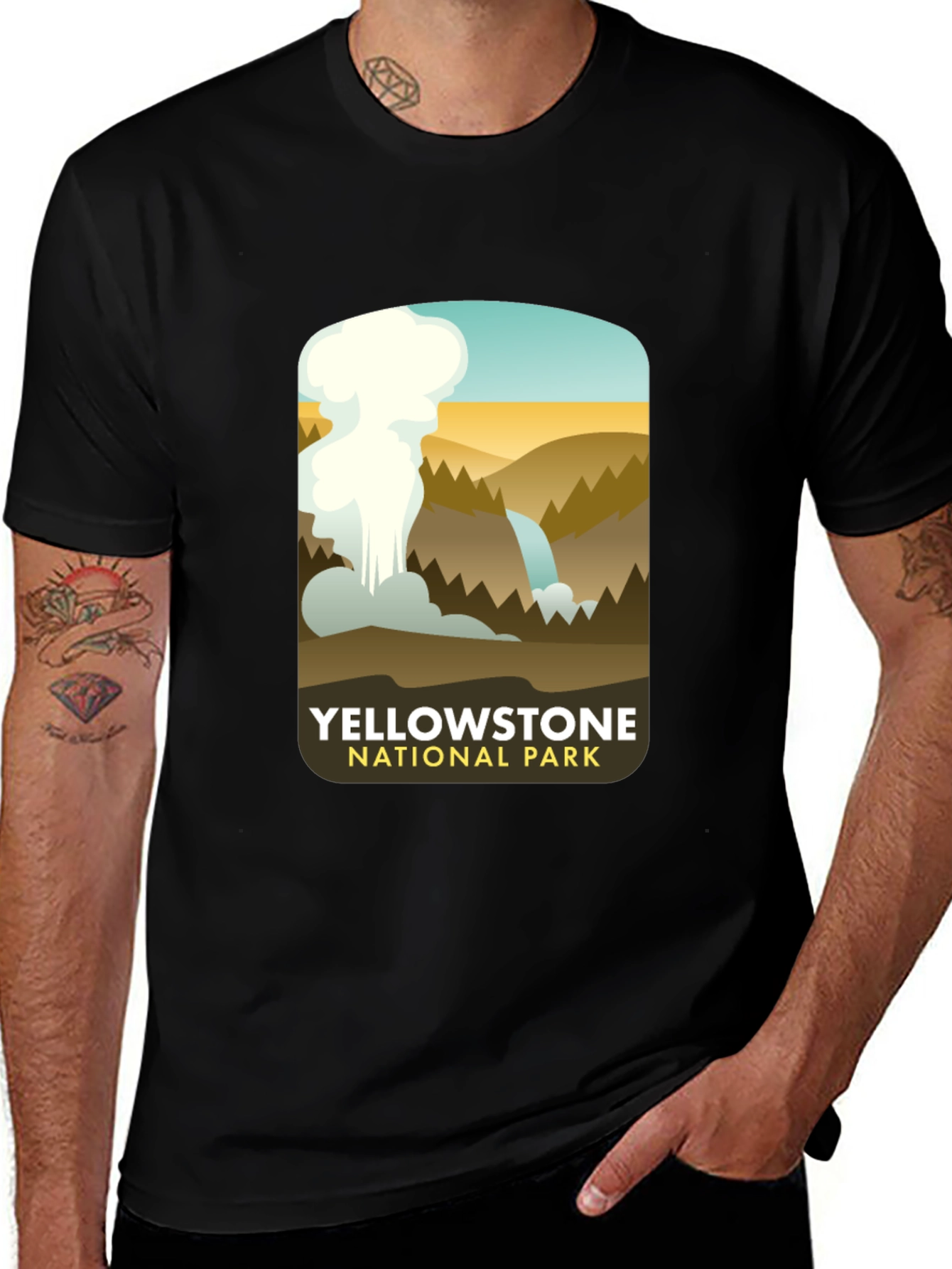 Yellowstone National Park Graphic T-Shirt