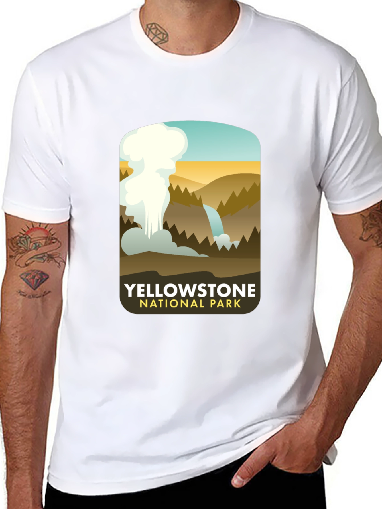 Yellowstone National Park Graphic T-Shirt