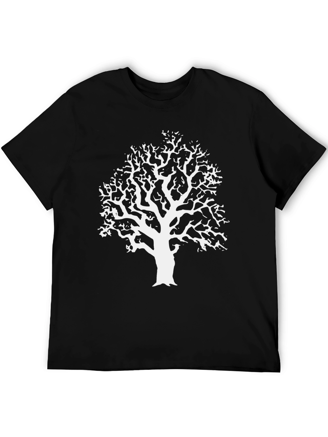Nature Inspired Tree Graphic Tee - Classic Black