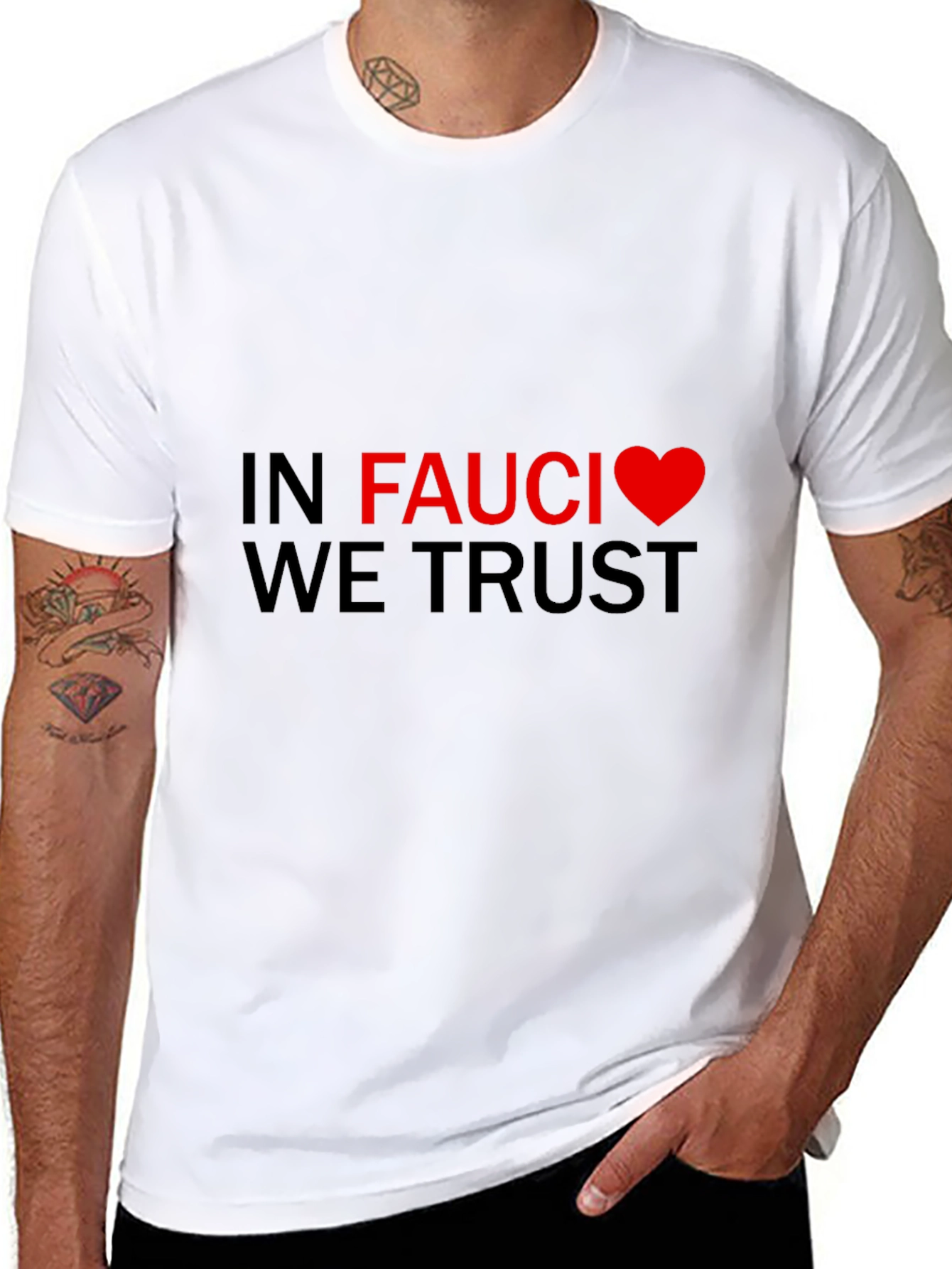 In Fauci We Trust Graphic Tee
