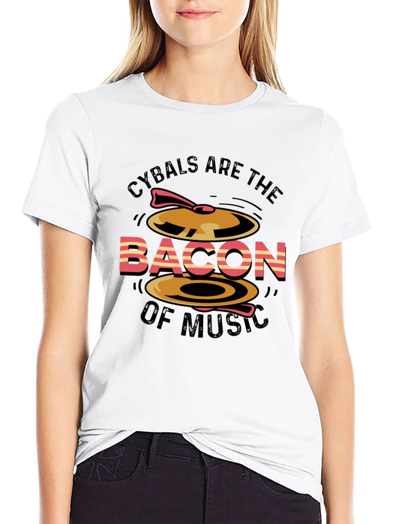 Cymbals are the Bacon of Music T-Shirt
