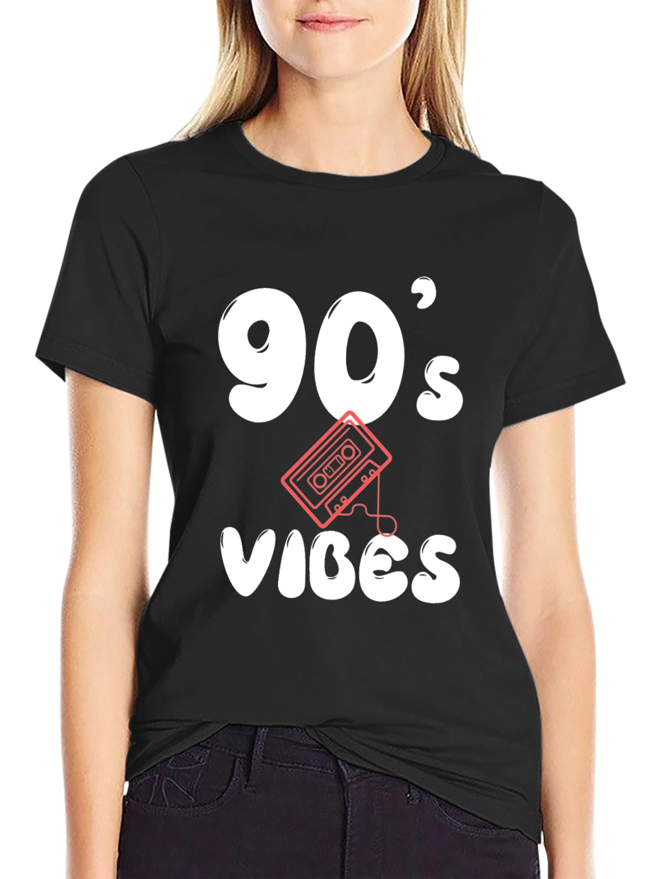 90s Vibes Graphic Tee - Retro Style