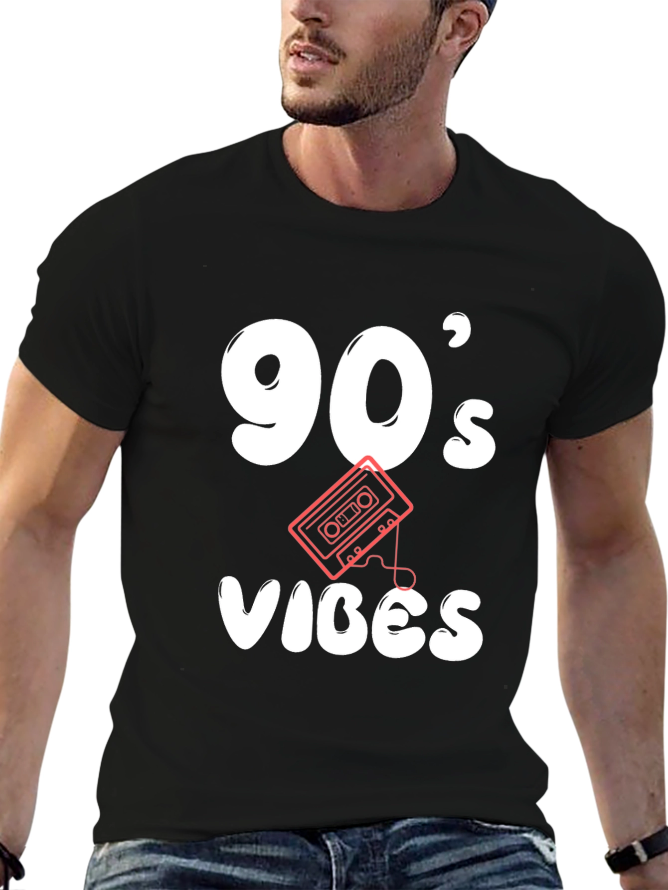 90s Vibes Graphic Tee - Retro Style