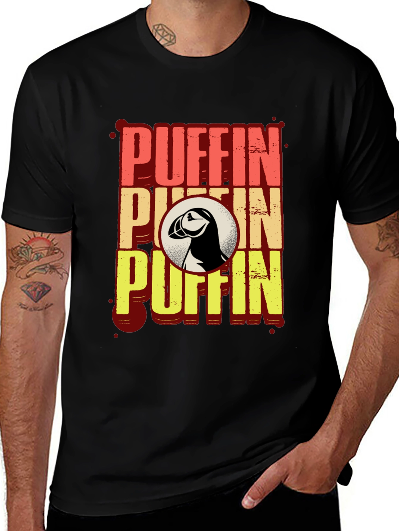 Puffin Graphic T-Shirt - Animal Lovers Tee