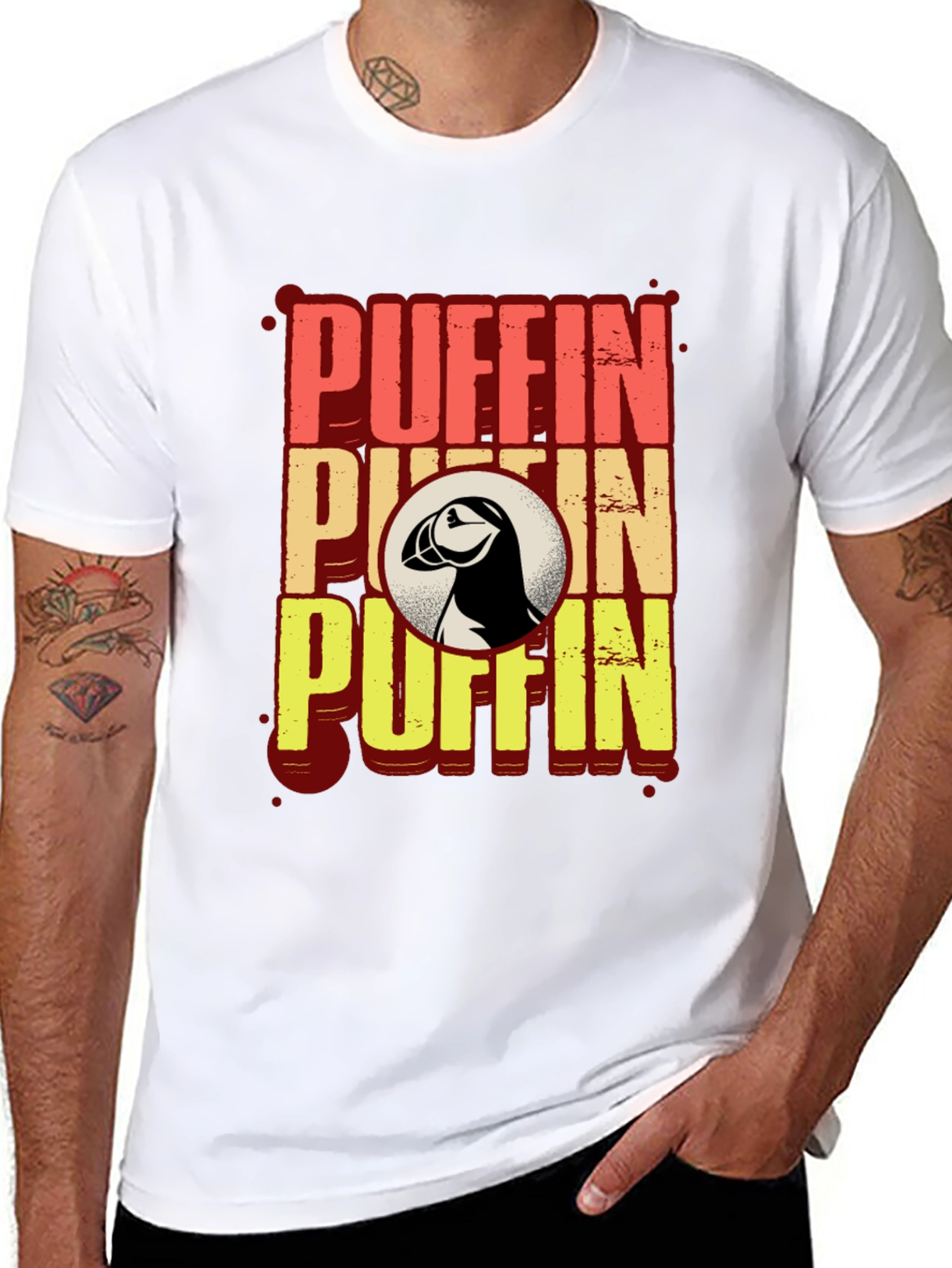 Puffin Graphic T-Shirt - Animal Lovers Tee