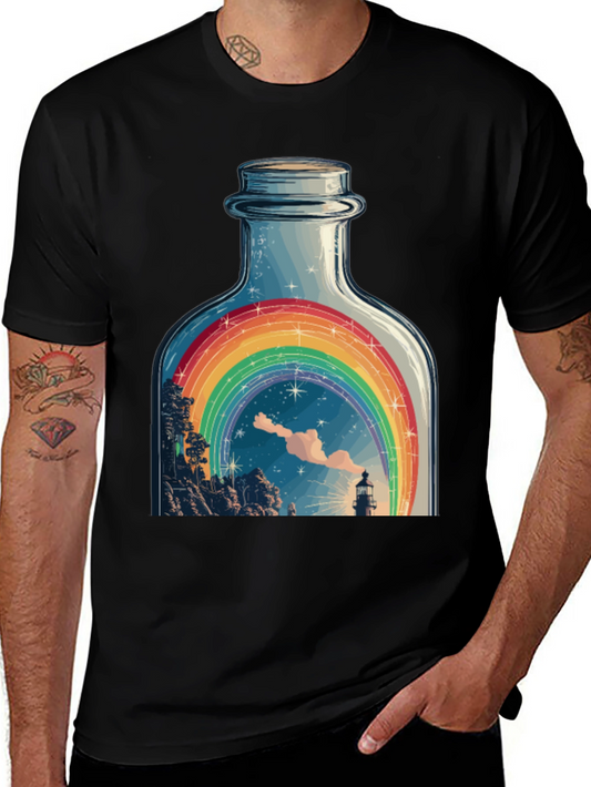 Rainbow Bottle Graphic Tee