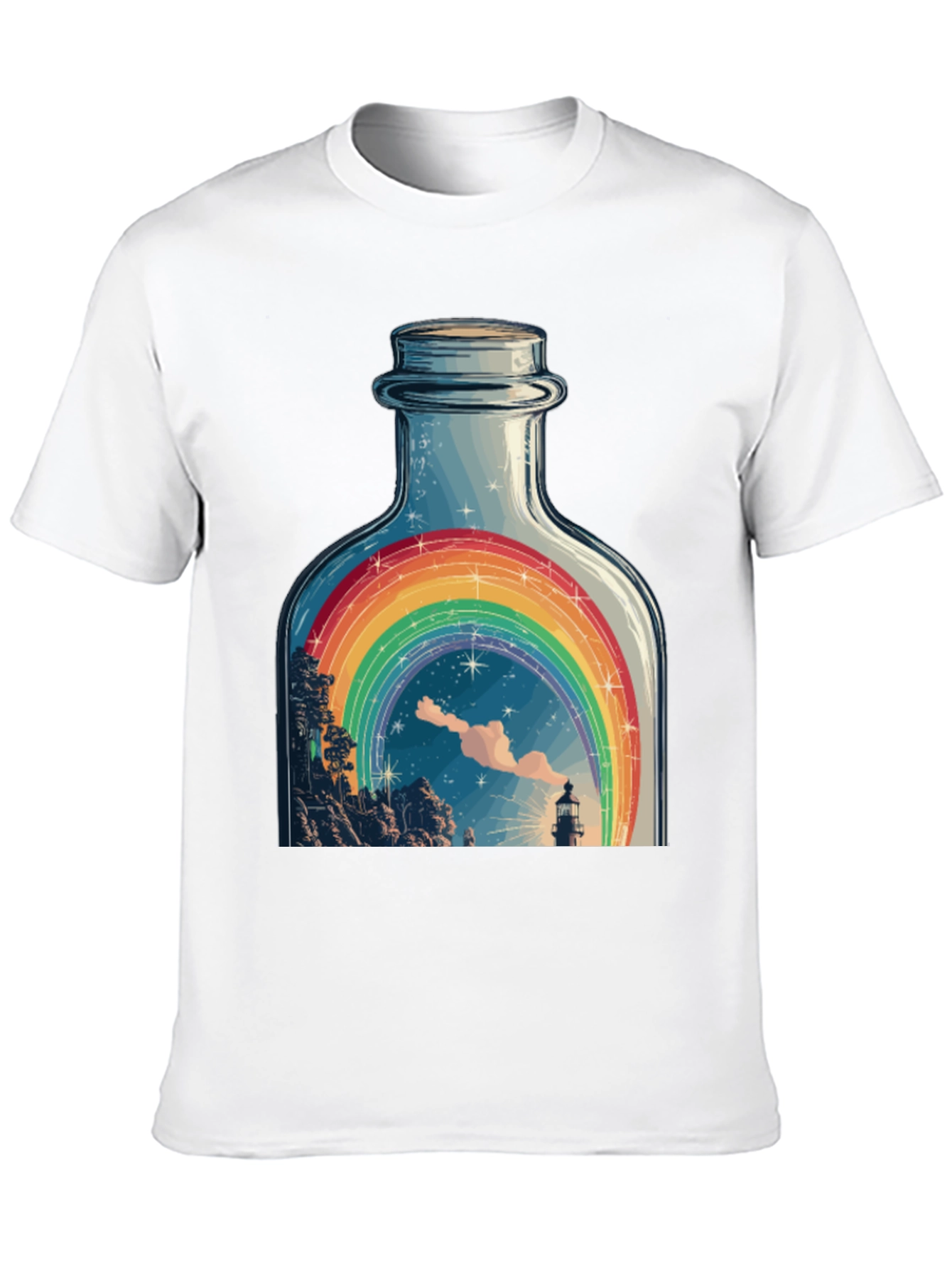 Rainbow Bottle Graphic Tee