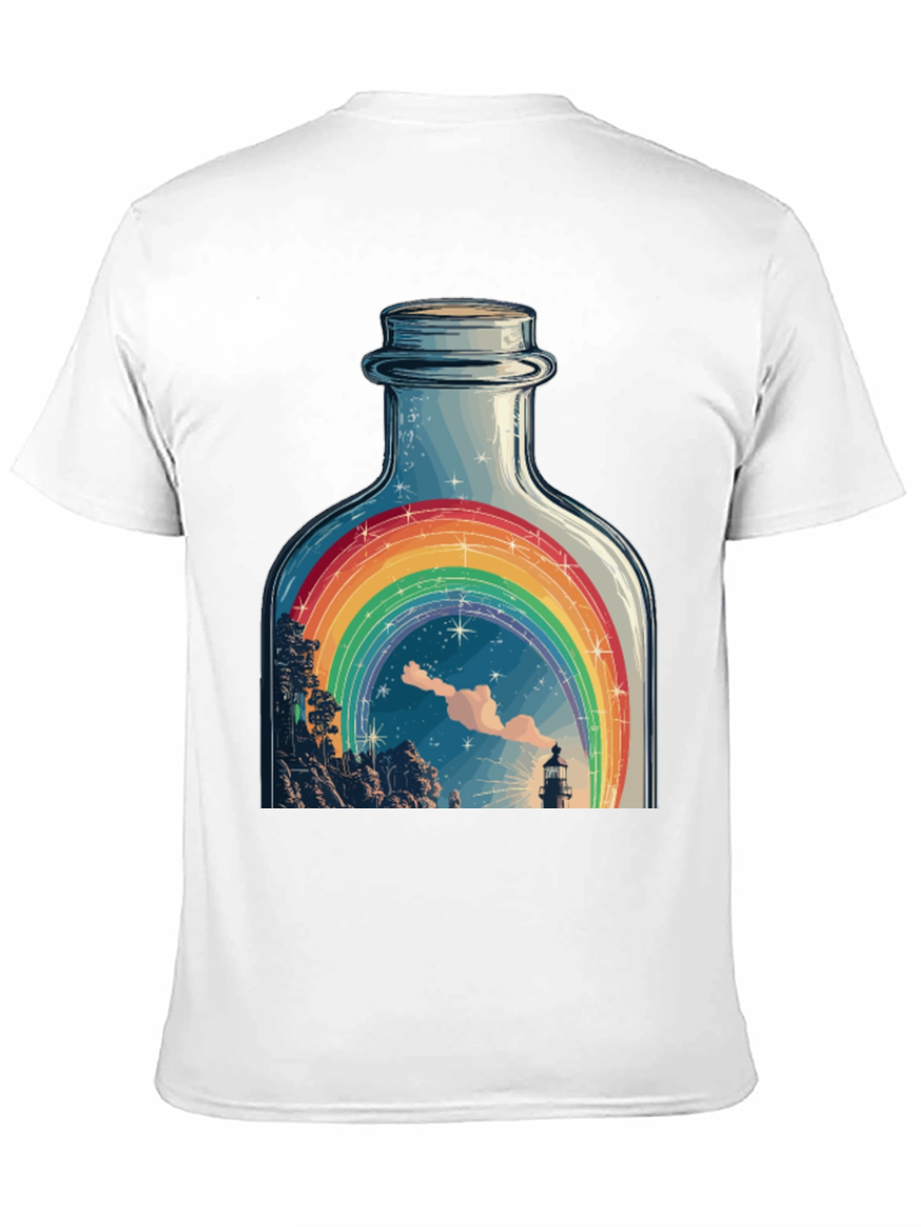 Rainbow Bottle Graphic Tee