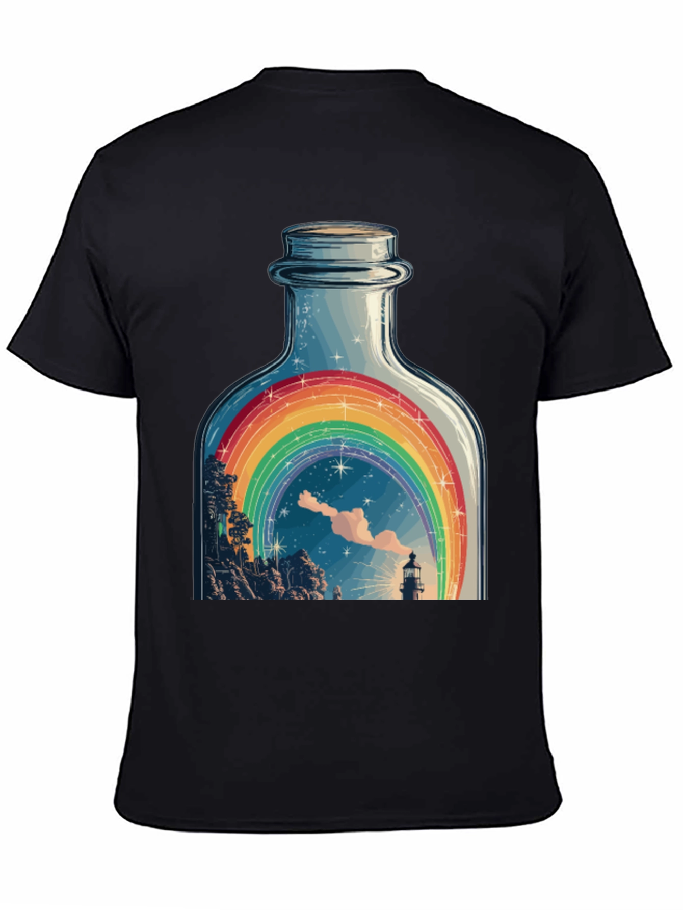 Rainbow Bottle Graphic Tee