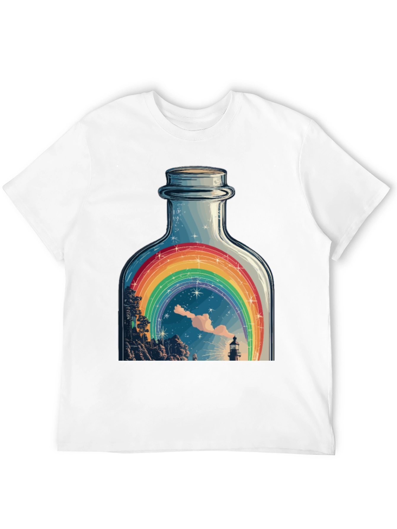 Rainbow Bottle Graphic Tee