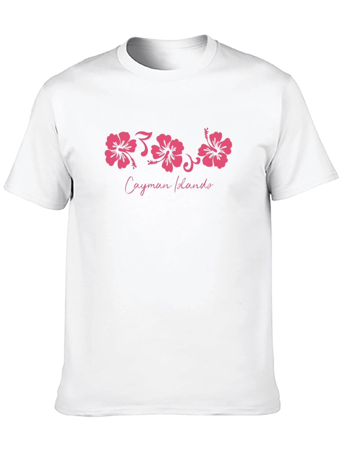 Cayman Islands Floral Print T-Shirt