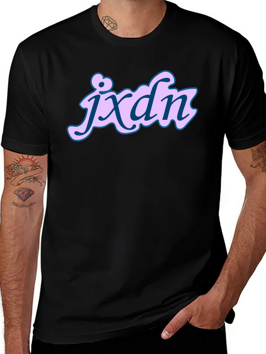 Jxnd Pink Text Graphic Tee