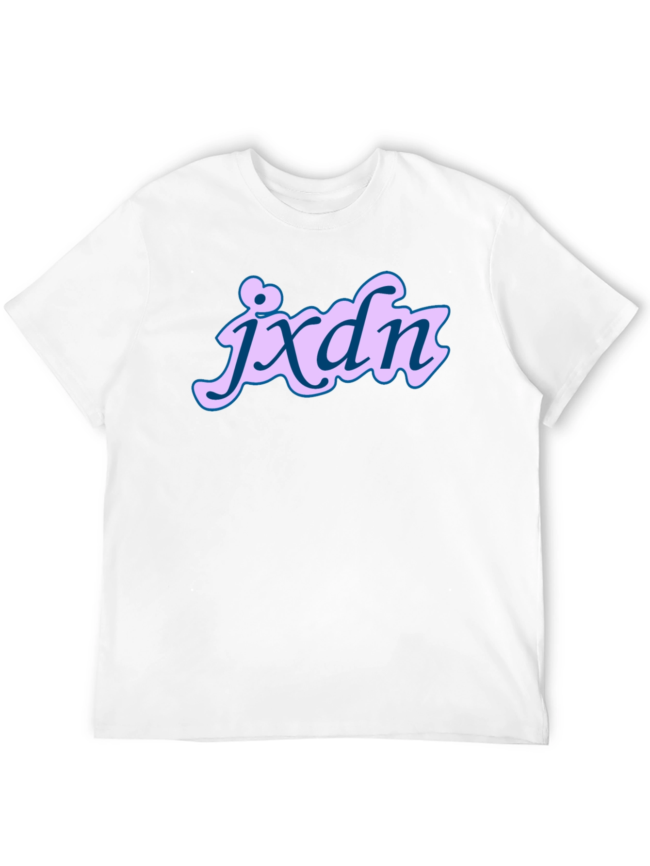 Jxnd Pink Text Graphic Tee