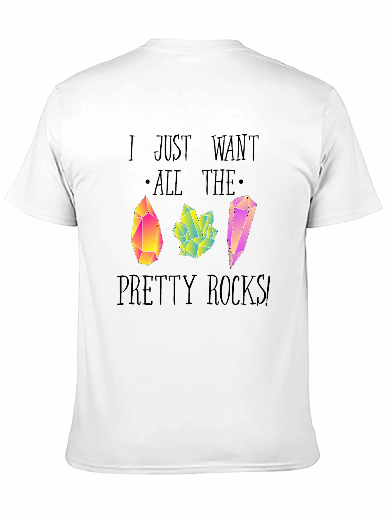 Pretty Rocks T-Shirt - Unique Crystal Graphic Tee
