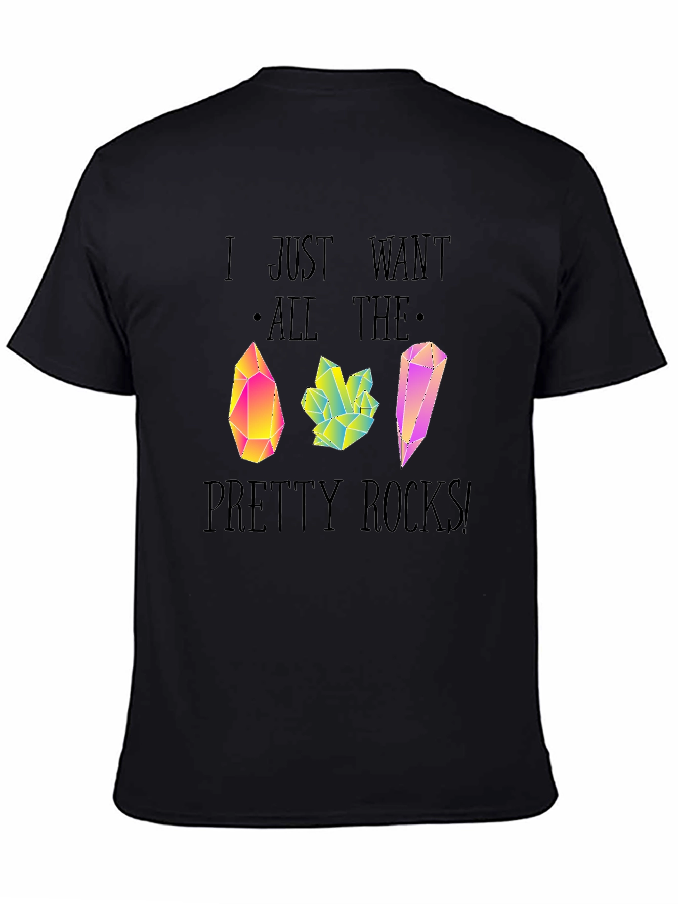 Pretty Rocks T-Shirt - Unique Crystal Graphic Tee