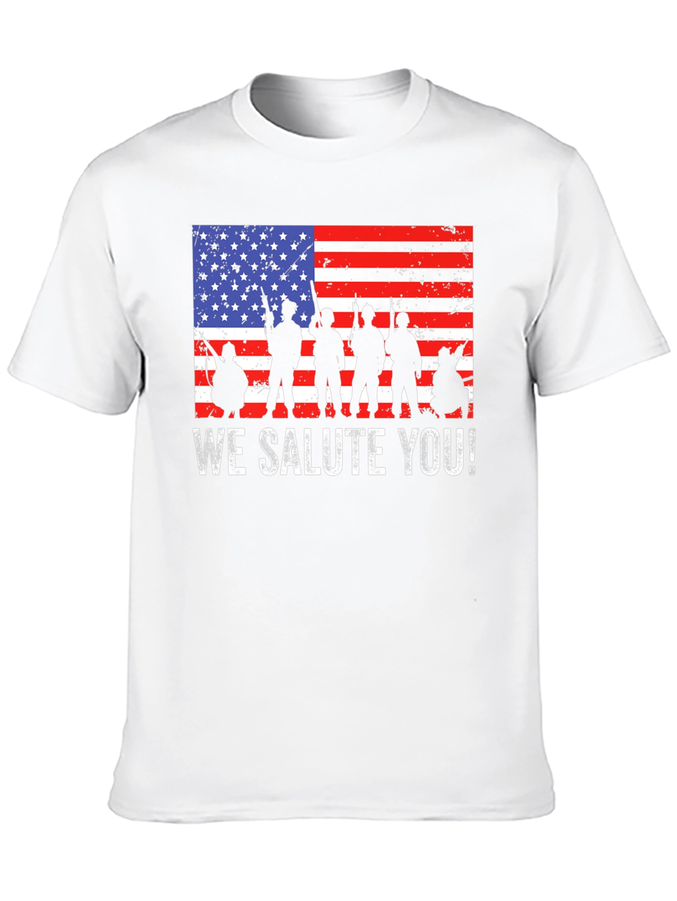 We Salute You! USA Flag Graphic Tee