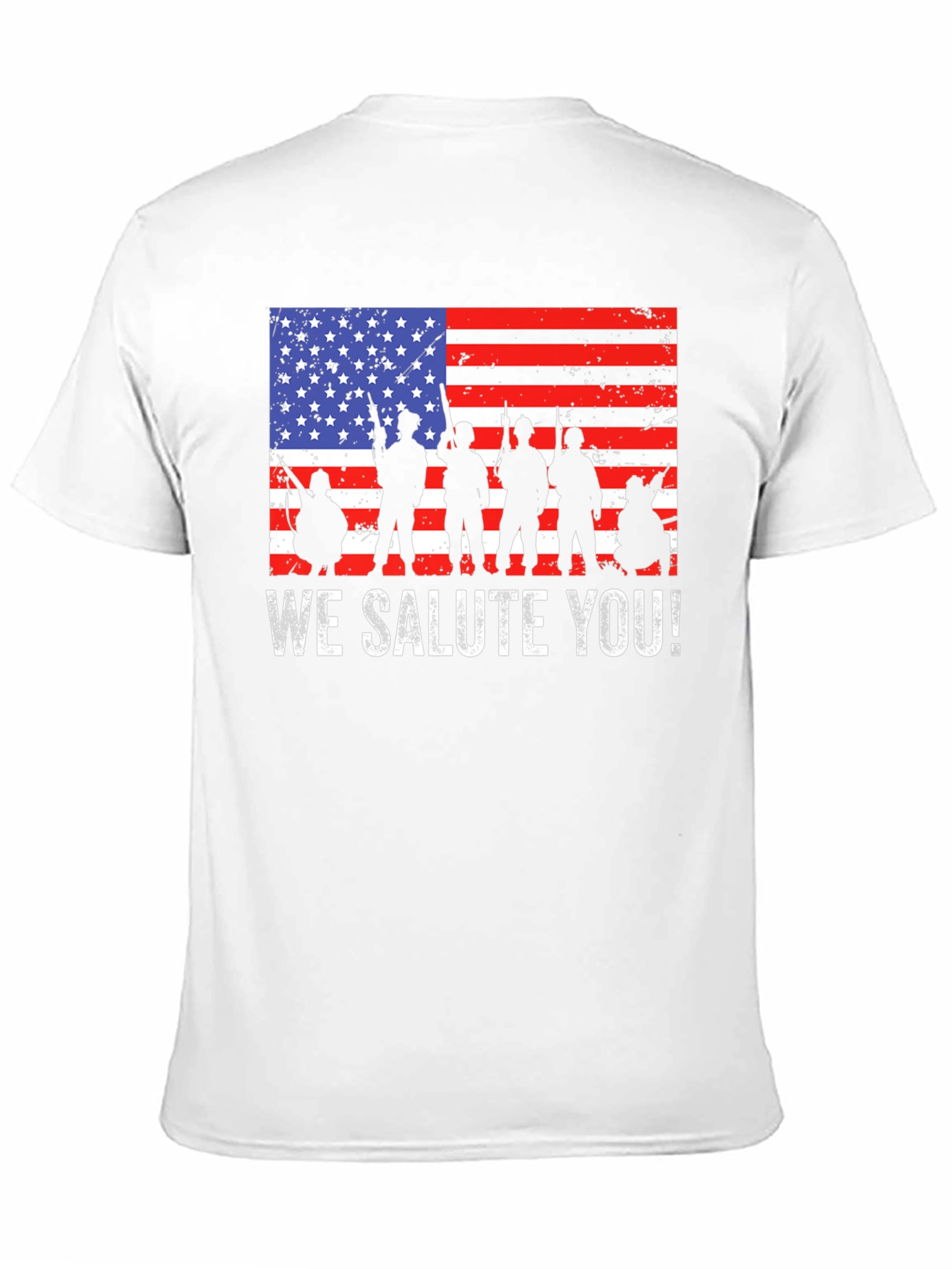 We Salute You! USA Flag Graphic Tee