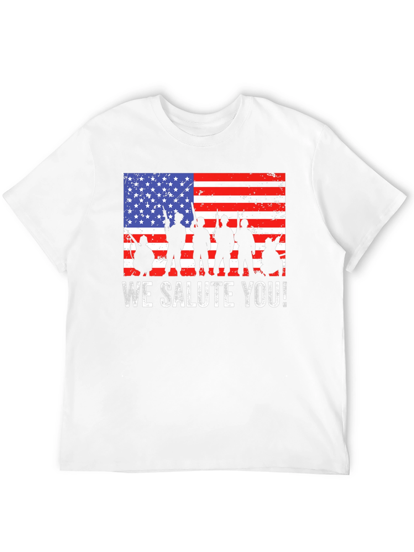 We Salute You! USA Flag Graphic Tee