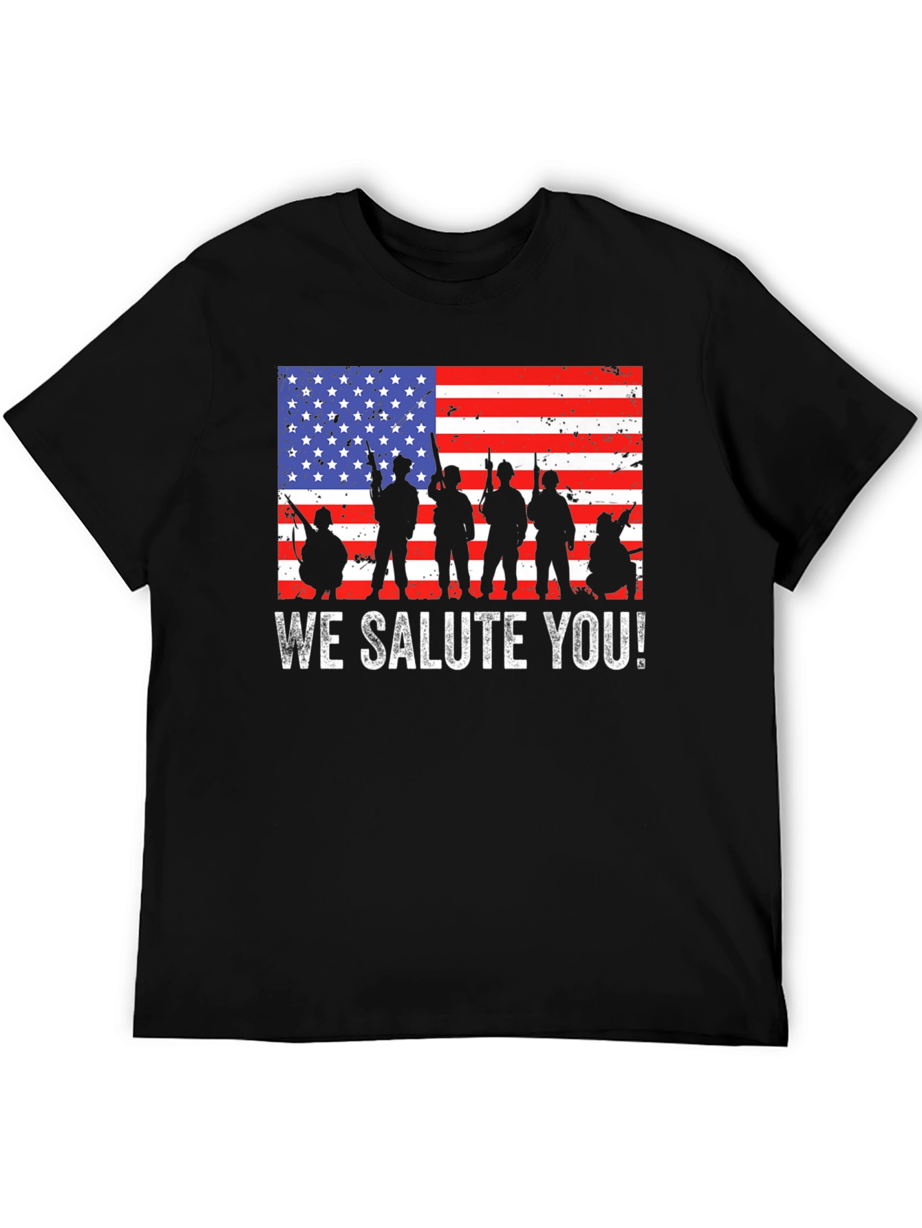 We Salute You! USA Flag Graphic Tee