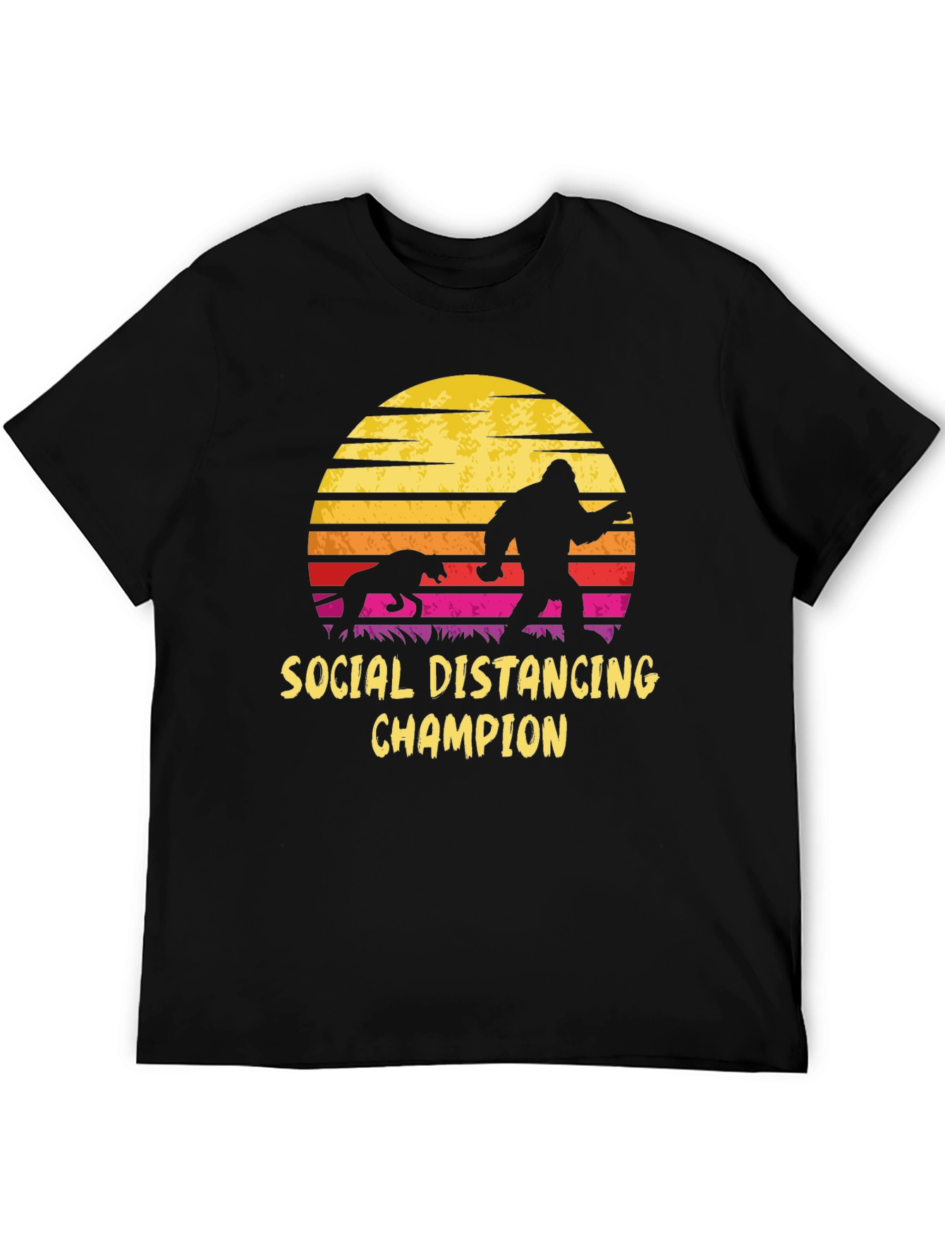 Social Distancing Champion Graphic T-Shirt
