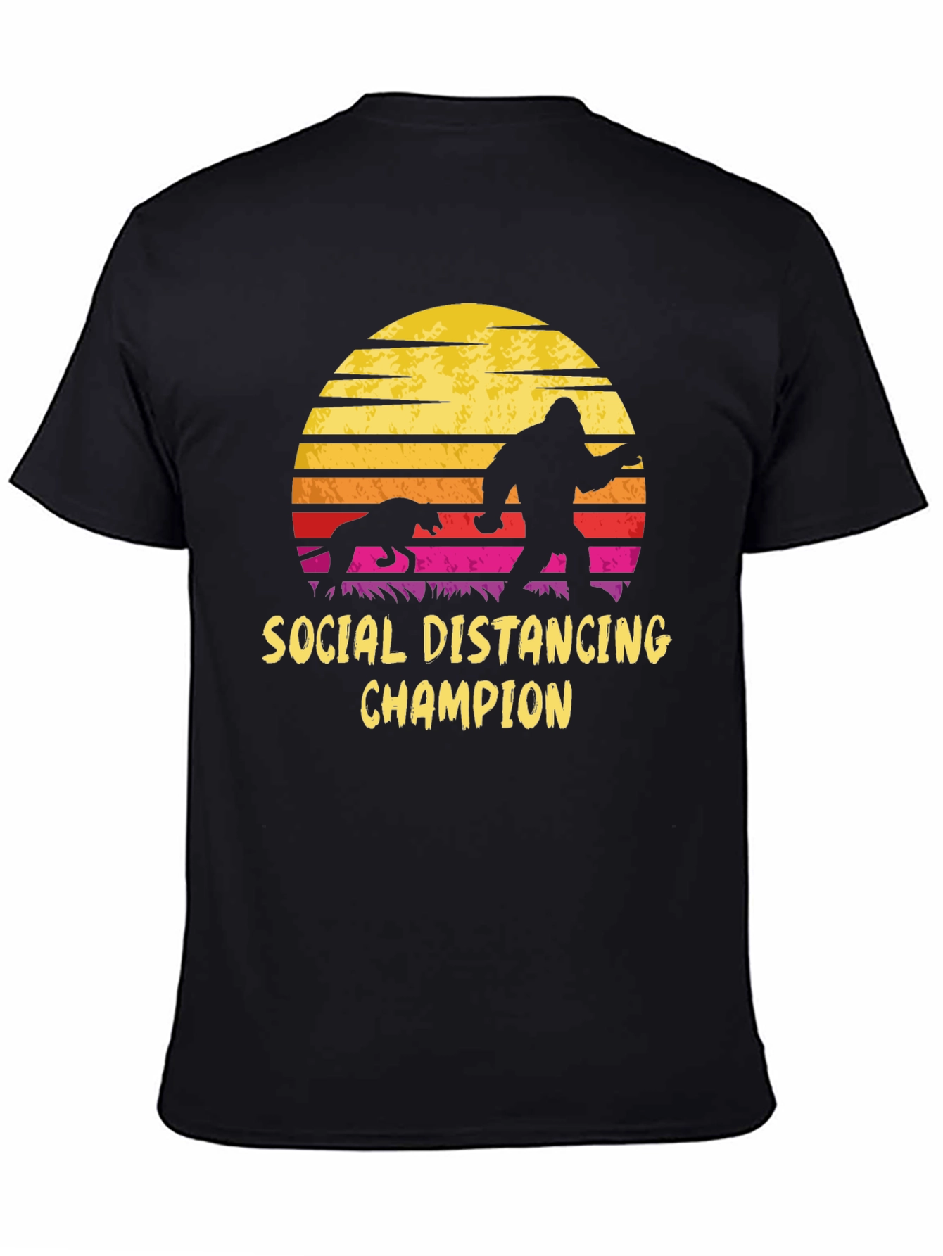 Social Distancing Champion Graphic T-Shirt