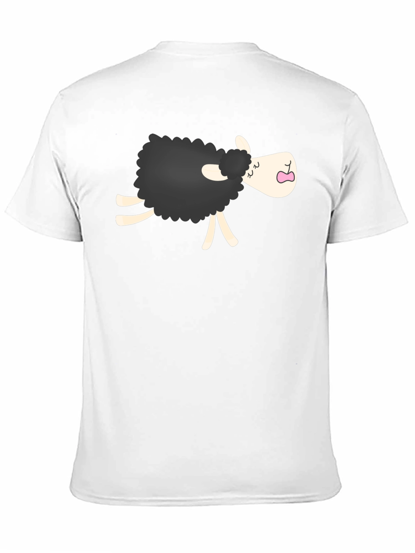 Black Sheep Cartoon Graphic Tee - Unisex