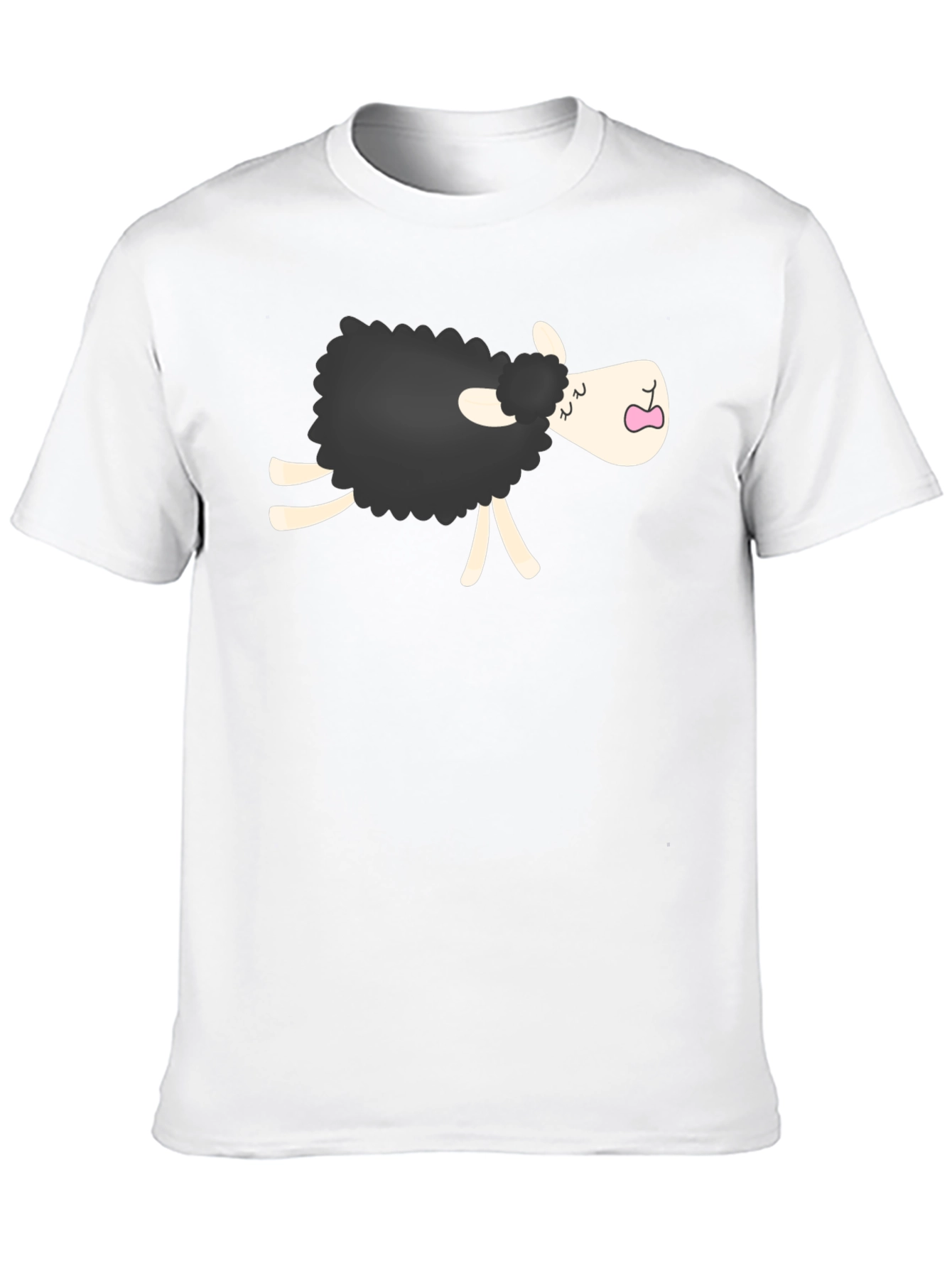 Black Sheep Cartoon Graphic Tee - Unisex