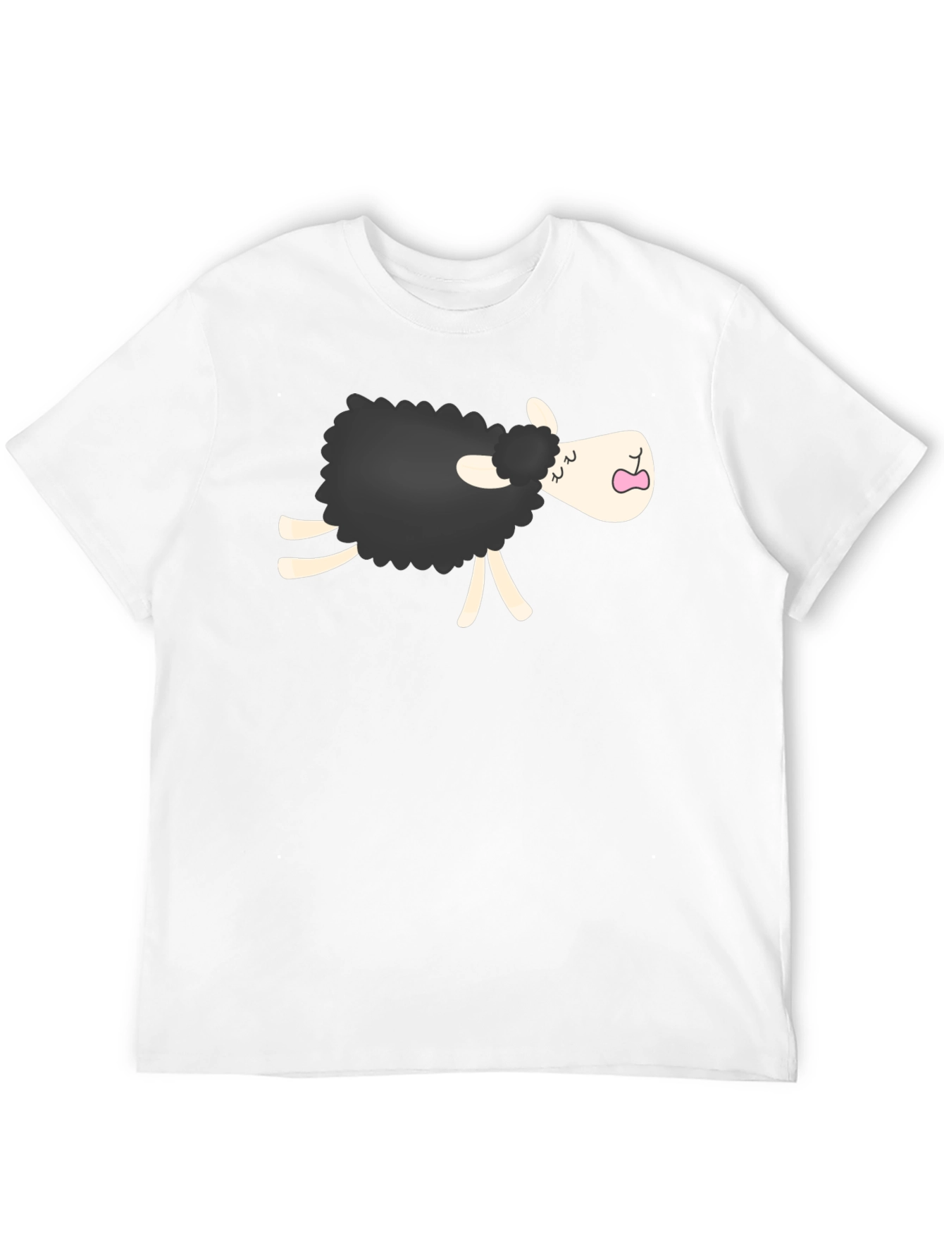 Black Sheep Cartoon Graphic Tee - Unisex