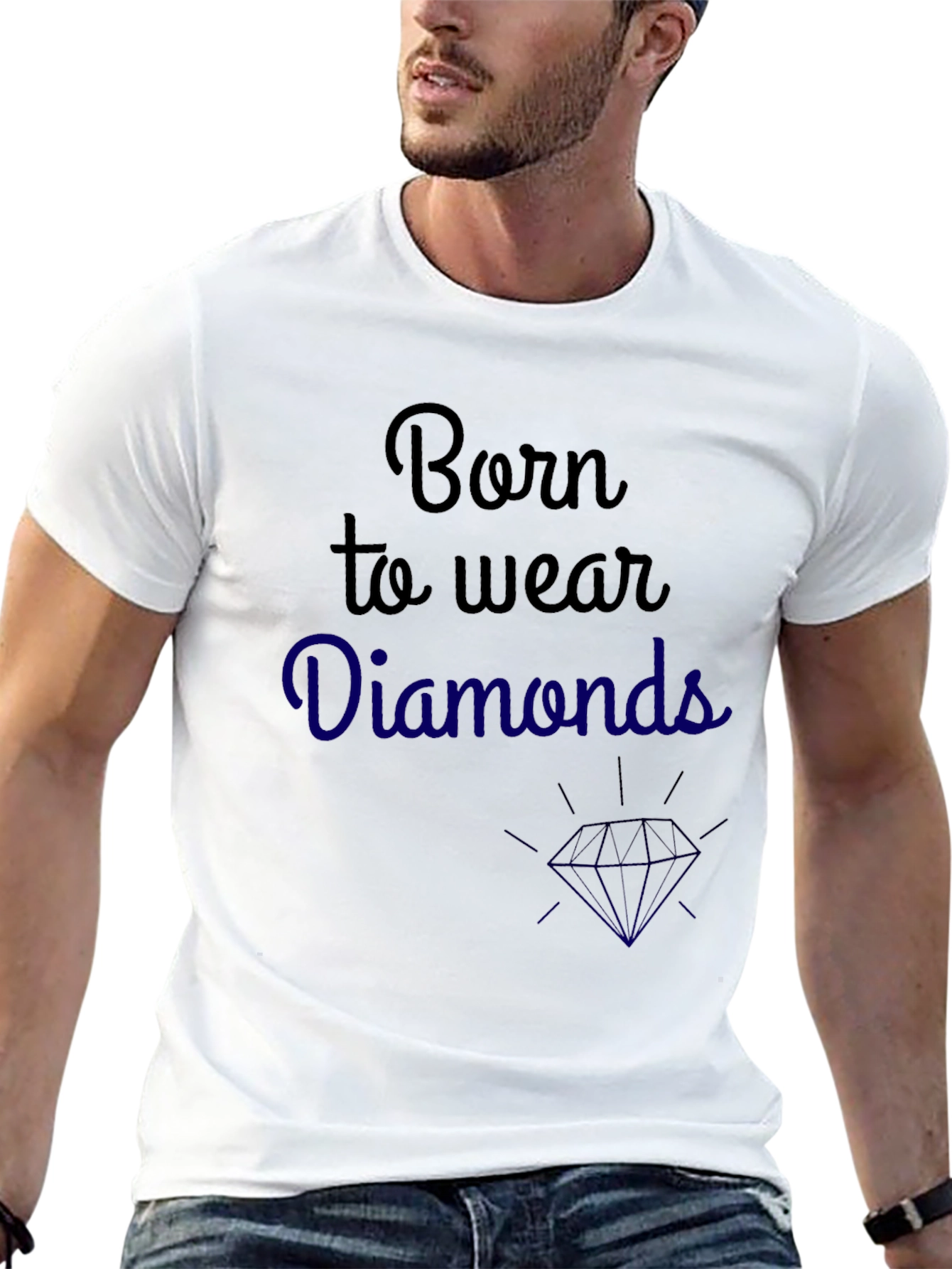 Born to Wear Diamonds Graphic Tee