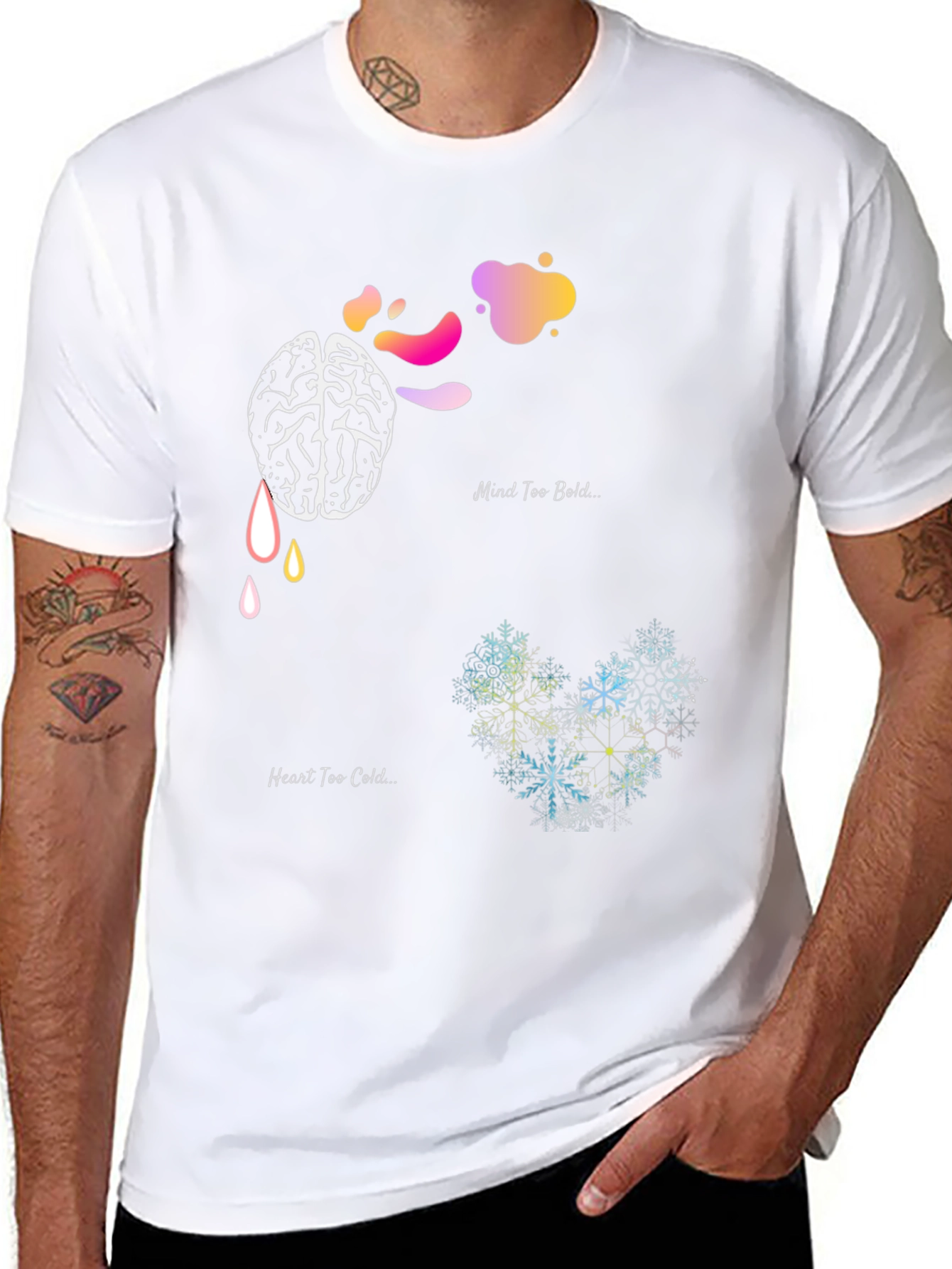 Mind & Heart Graphic Tee - Bold Design