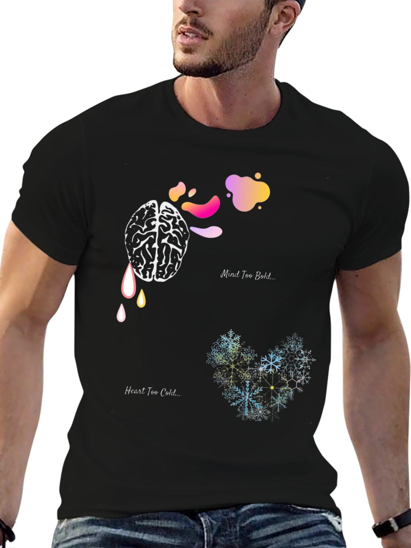 Mind & Heart Graphic Tee - Bold Design