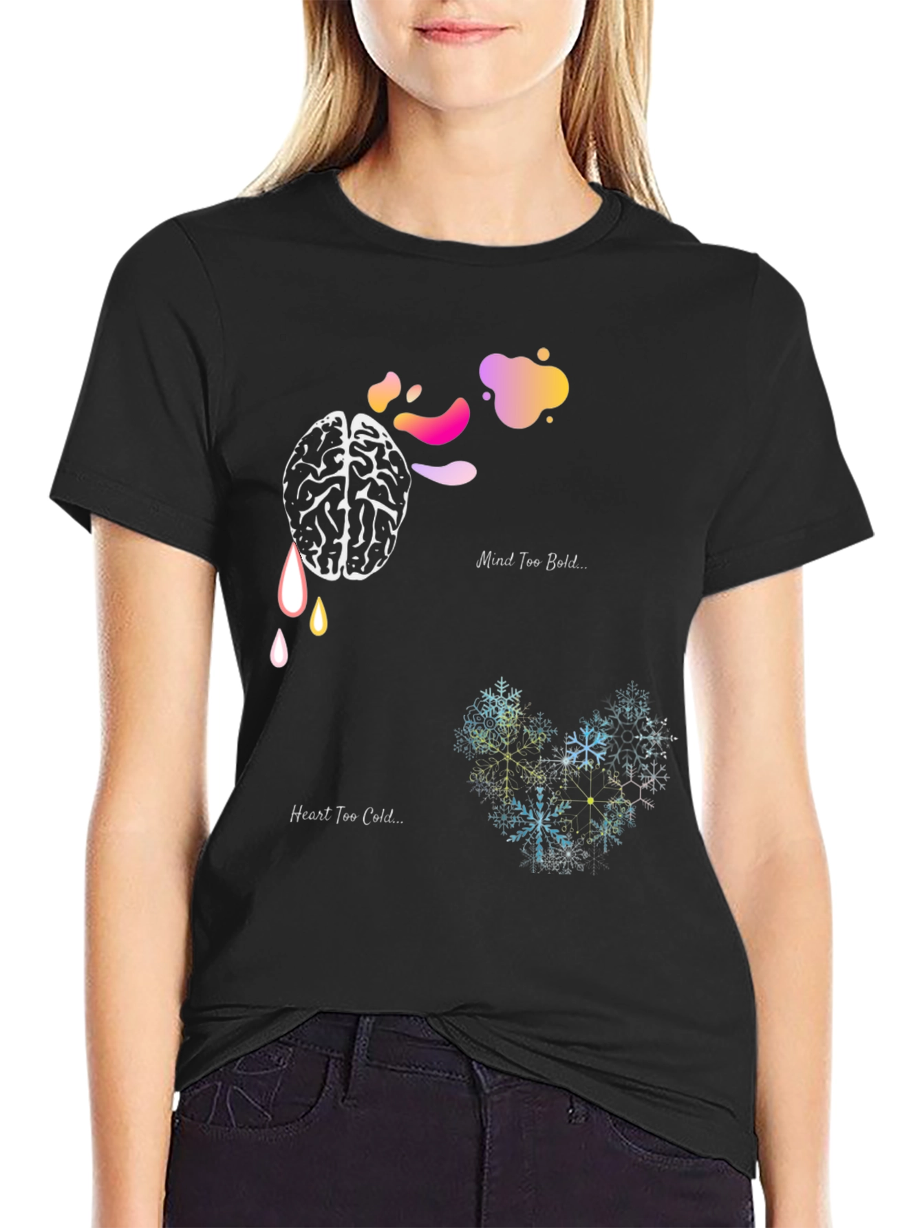 Mind & Heart Graphic Tee - Bold Design