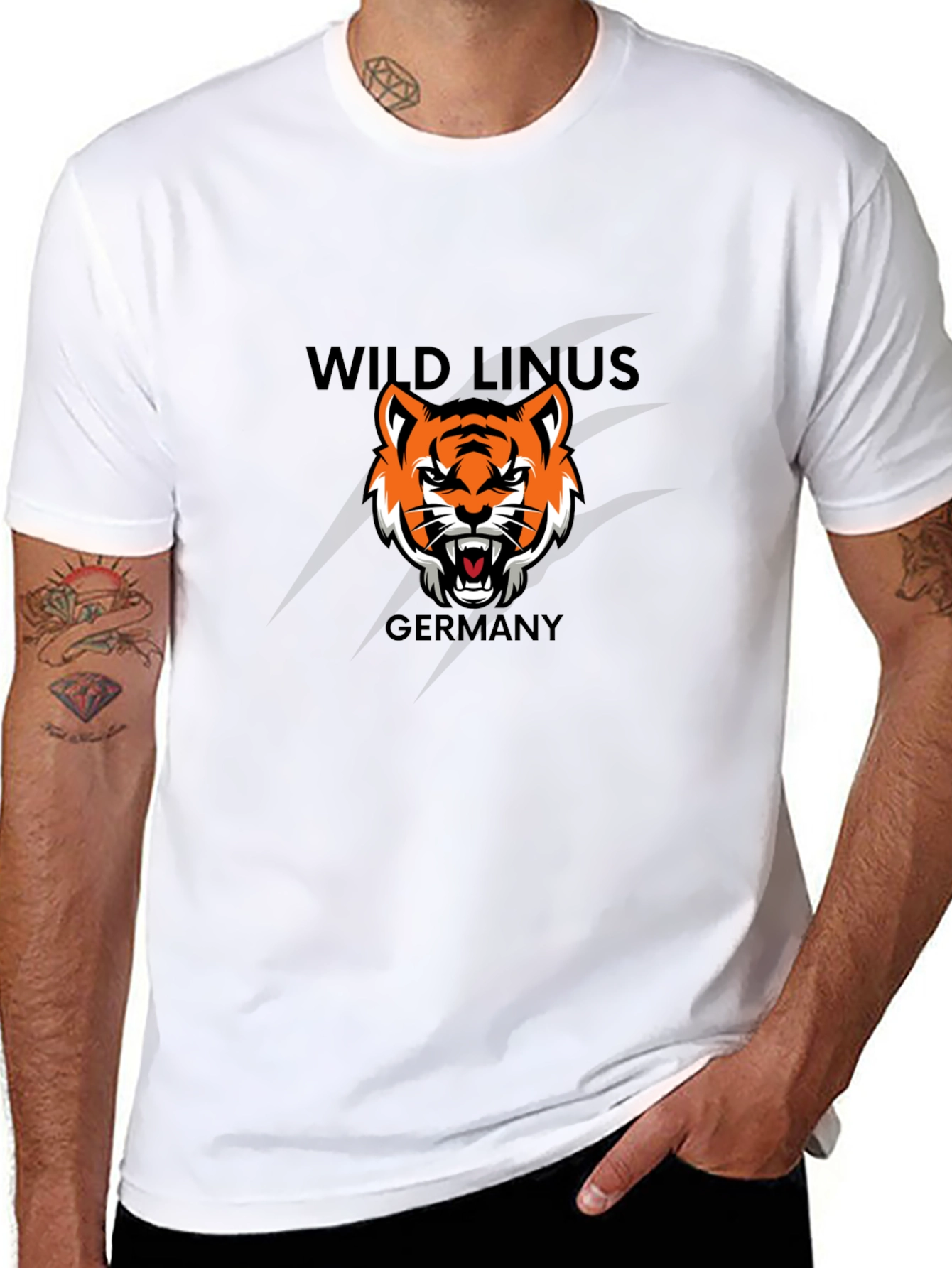 Wild Linus Germany Tiger Graphic Tee
