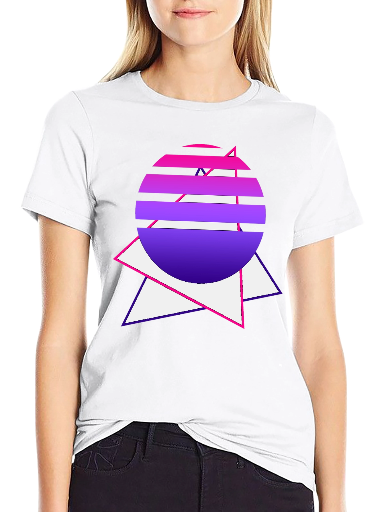 Retro Sunset Graphic Tee - Synthwave Style Shirt