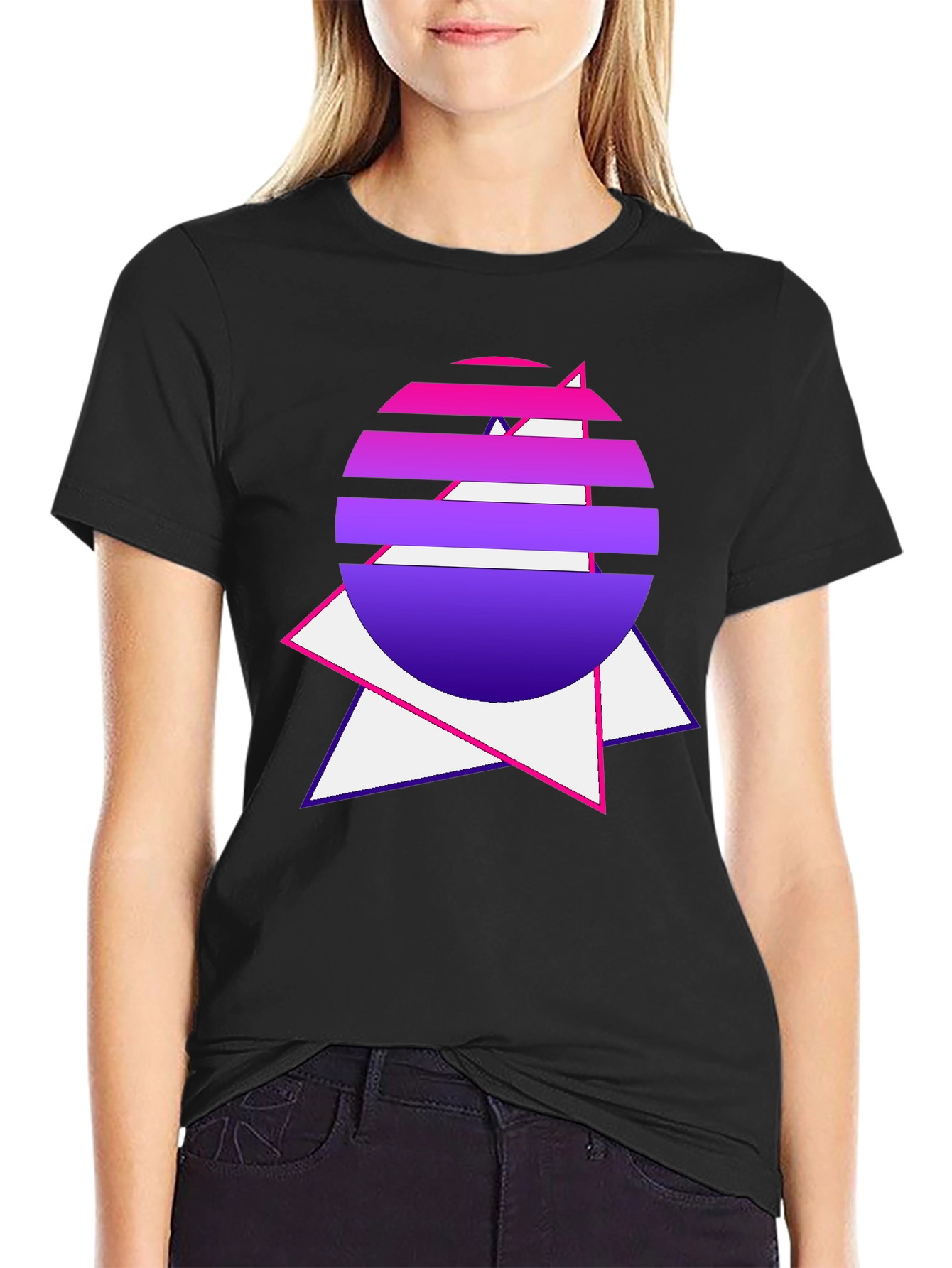 Retro Sunset Graphic Tee - Synthwave Style Shirt