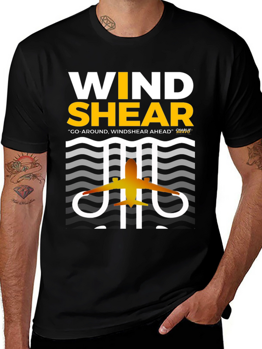 Wind Shear Airplane Graphic Tee
