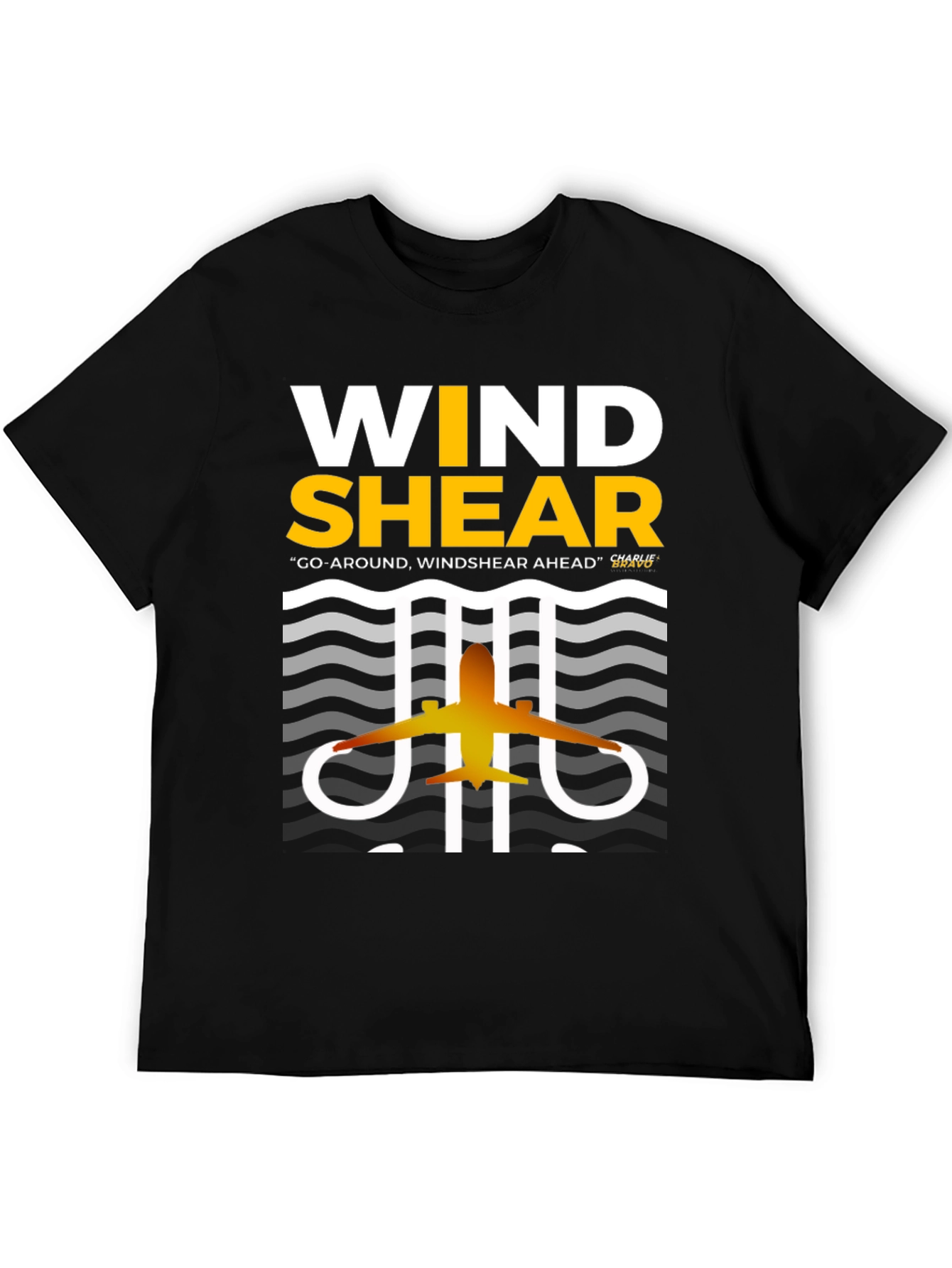 Wind Shear Airplane Graphic Tee