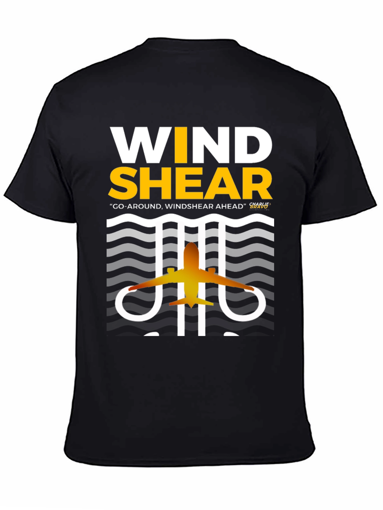 Wind Shear Airplane Graphic Tee