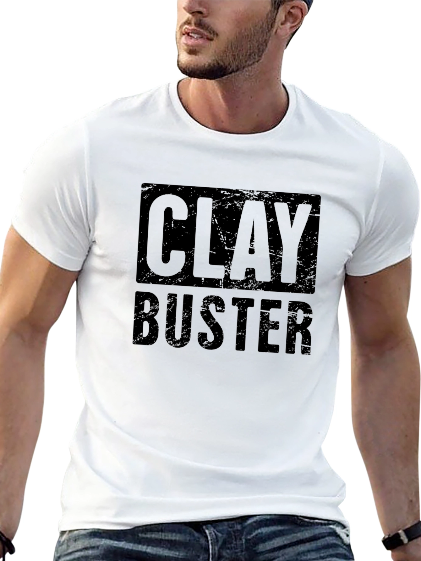Clay Buster Graphic Tee - Mens Black T-Shirt