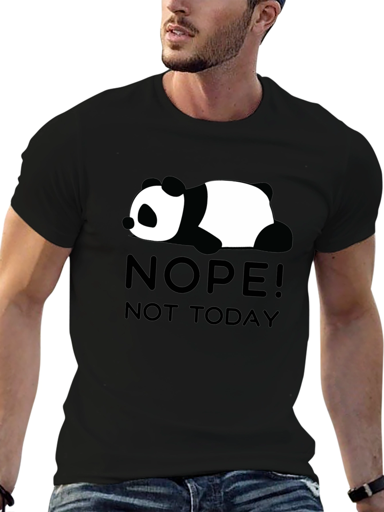 Nope Not Today Panda Tee