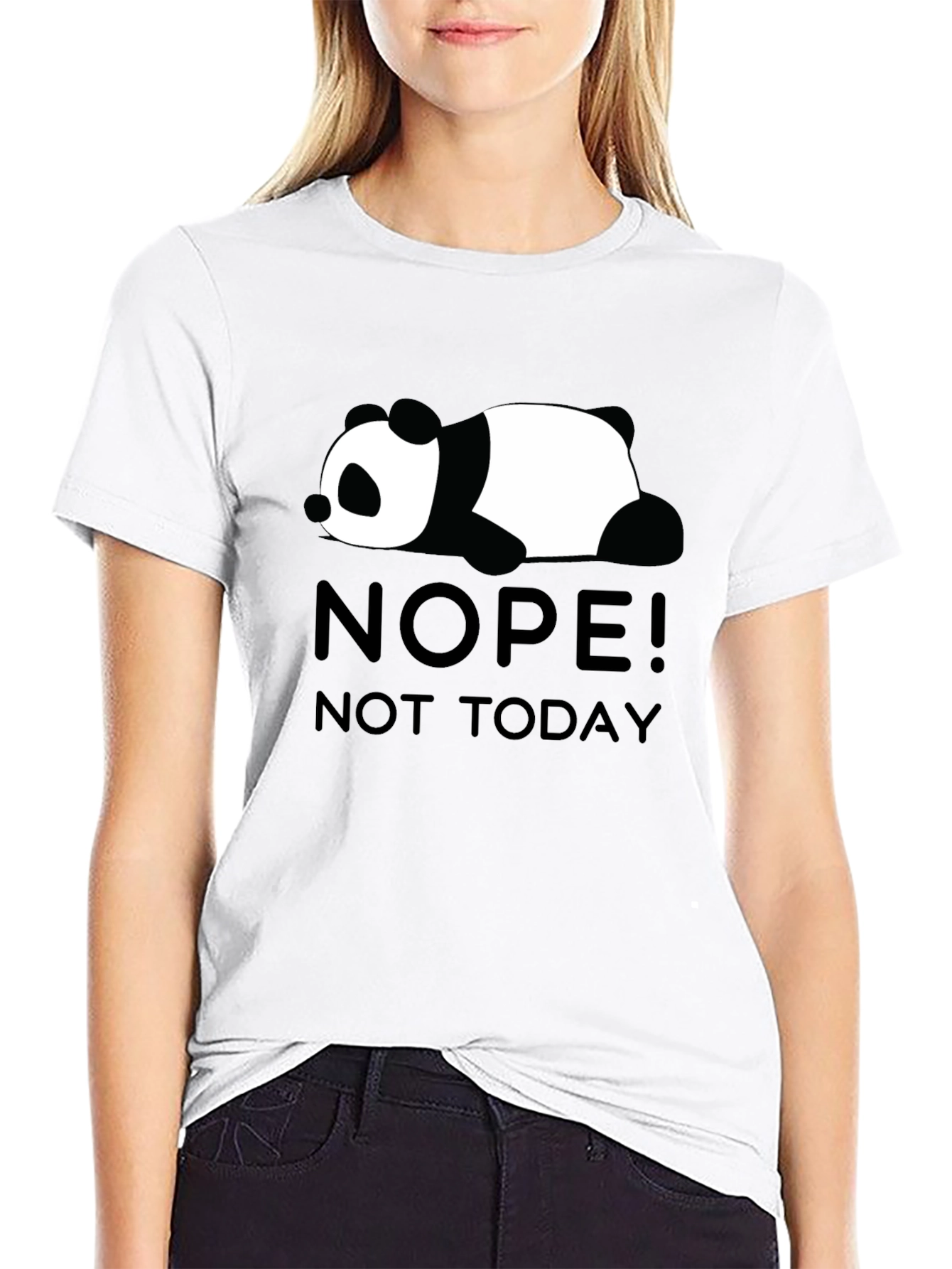 Nope Not Today Panda Tee