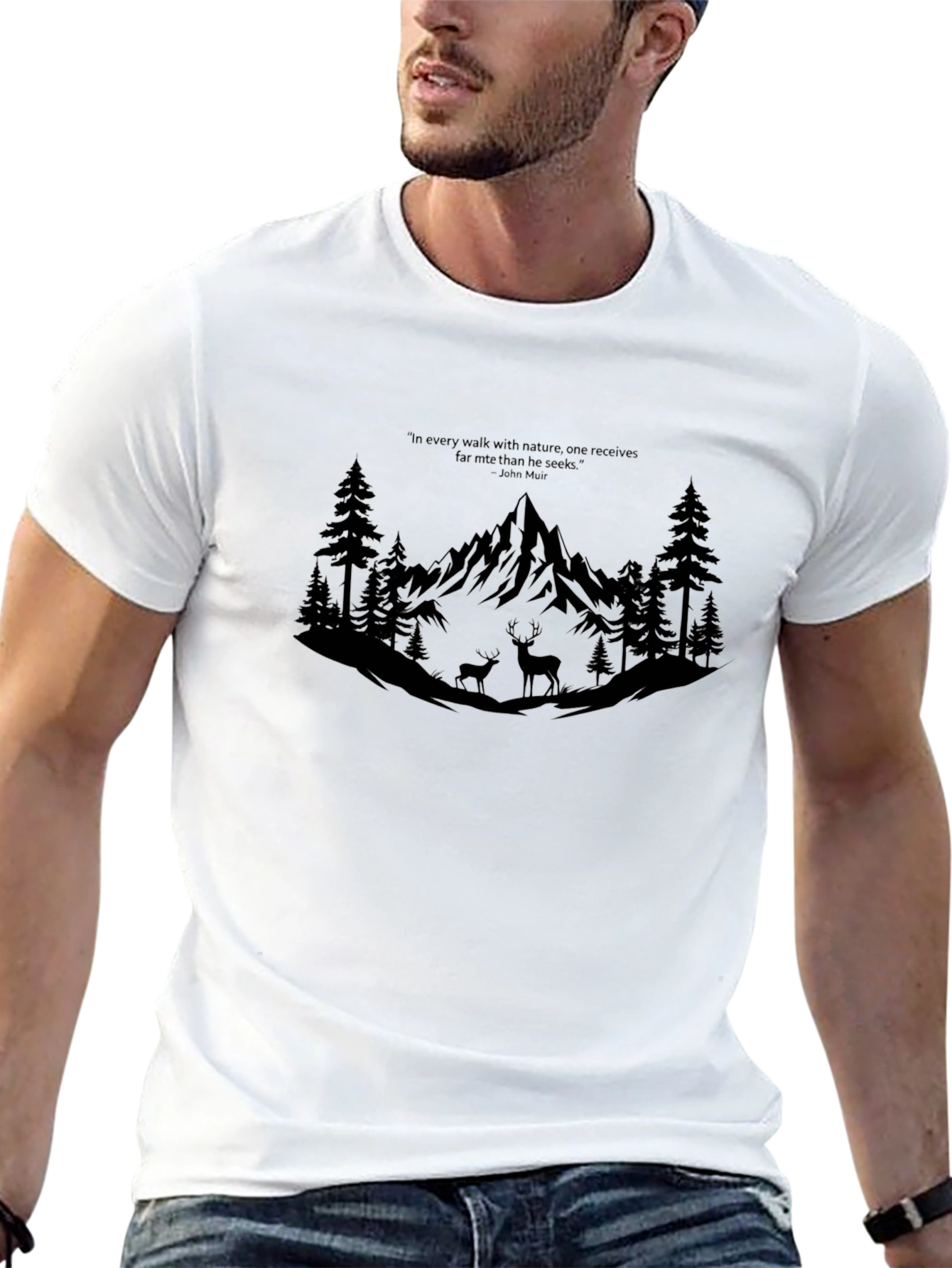 Nature Walk Mountain Graphic T-Shirt