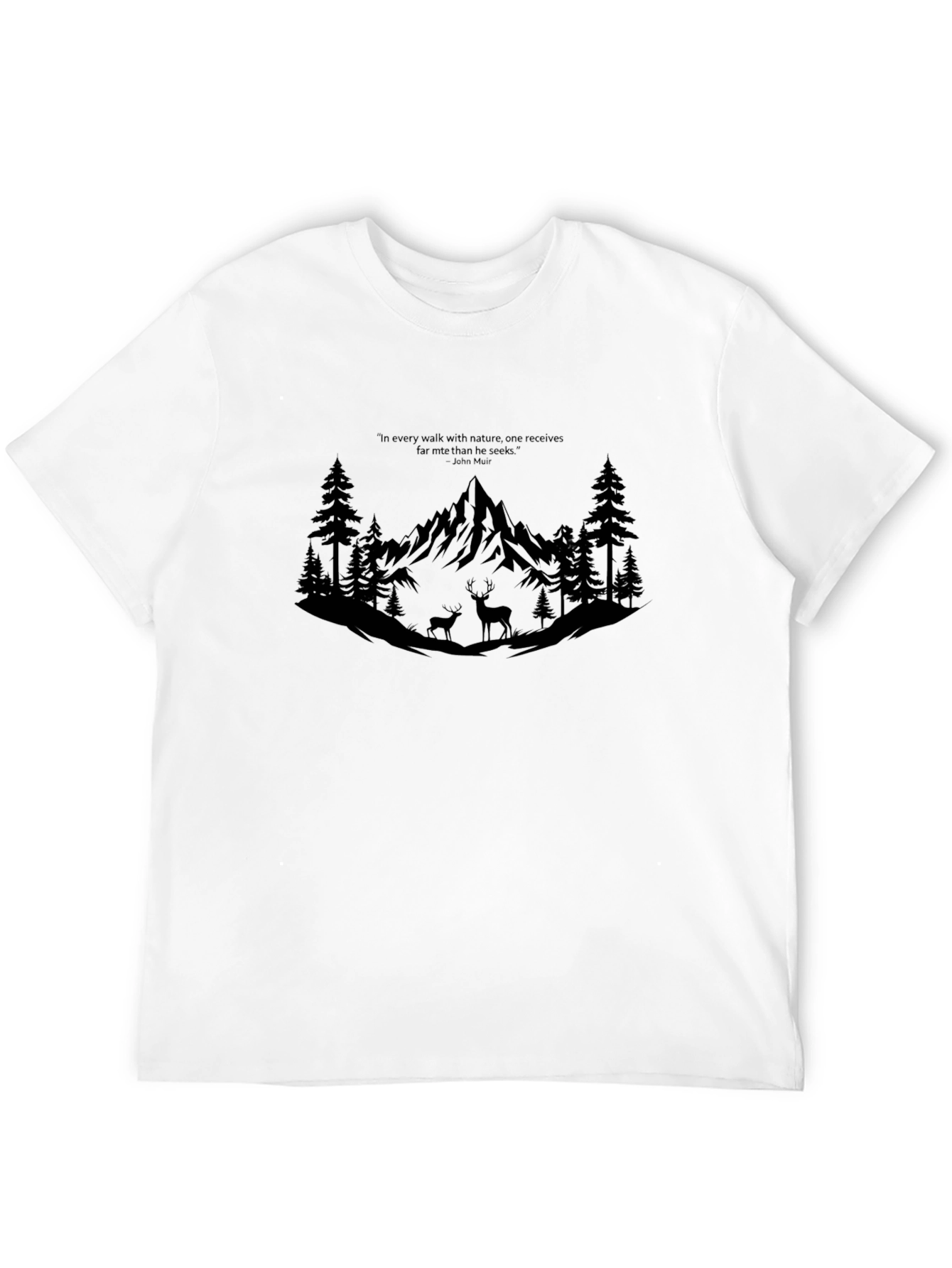 Nature Walk Mountain Graphic T-Shirt