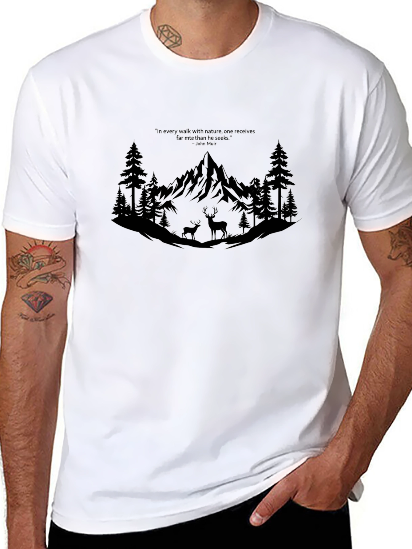 Nature Walk Mountain Graphic T-Shirt