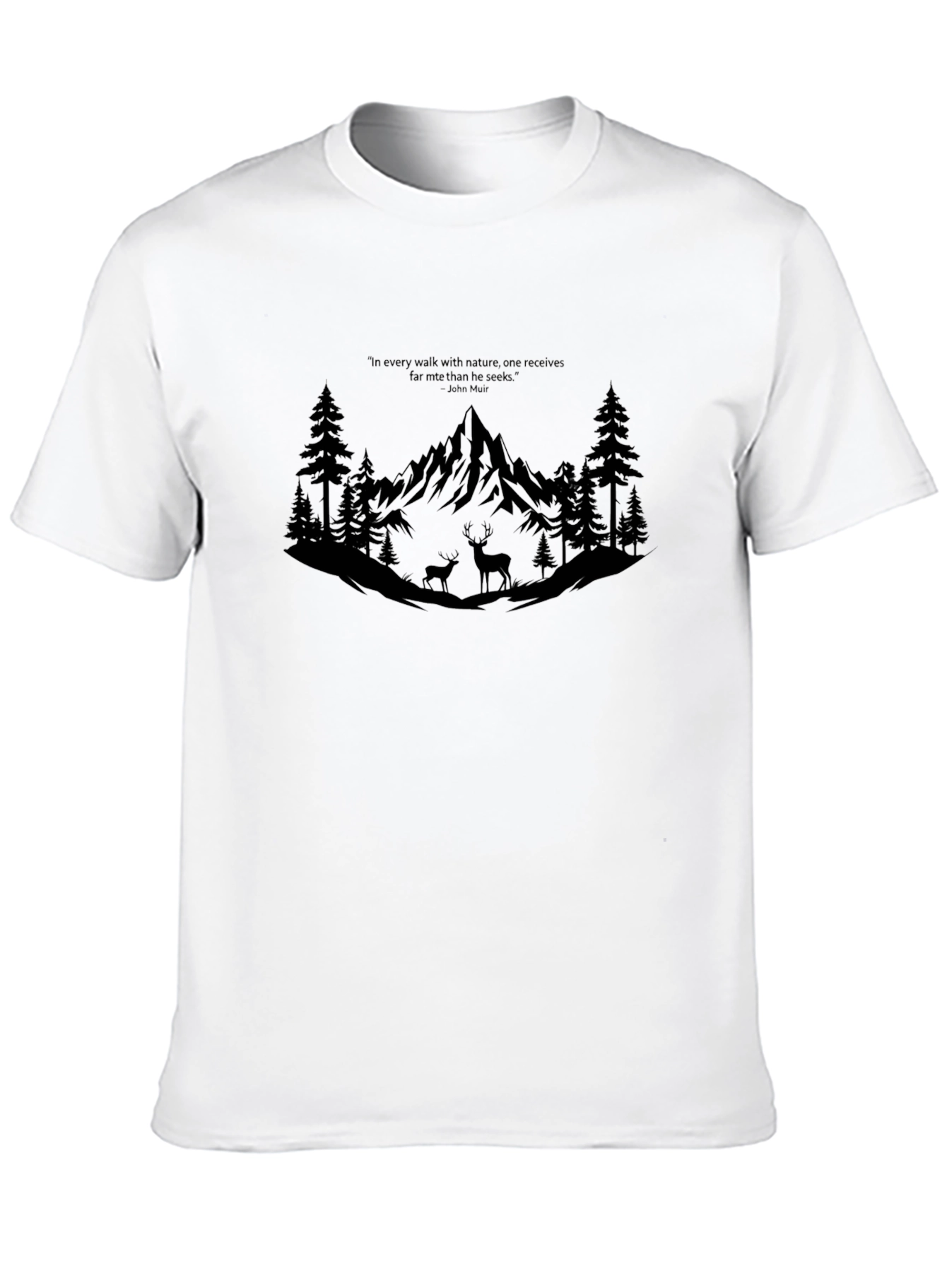 Nature Walk Mountain Graphic T-Shirt