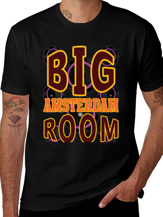 Big Amsterdam Room Black T-Shirt
