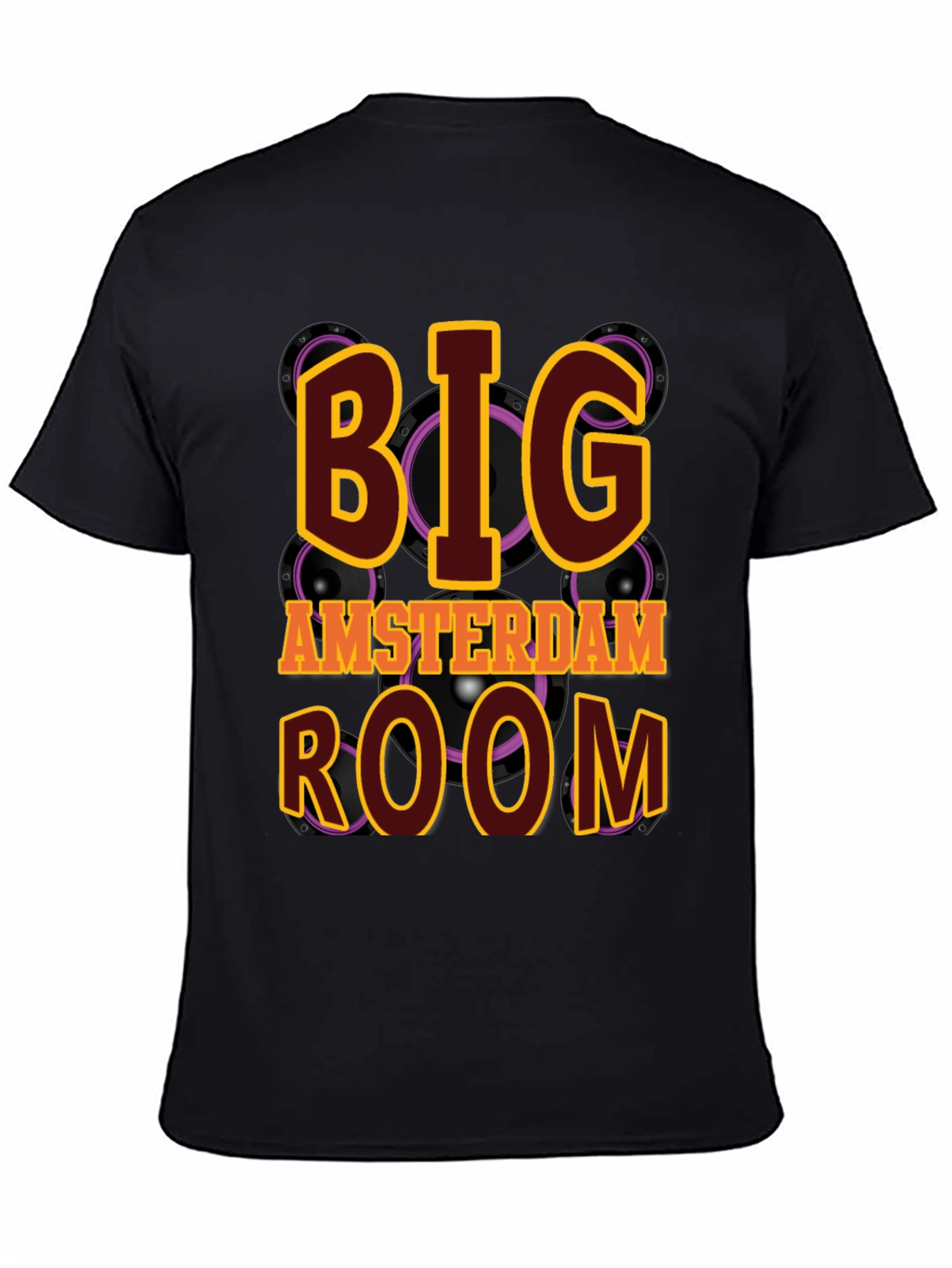 Big Amsterdam Room Black T-Shirt